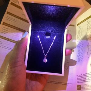 GRA certified Moissanite necklace